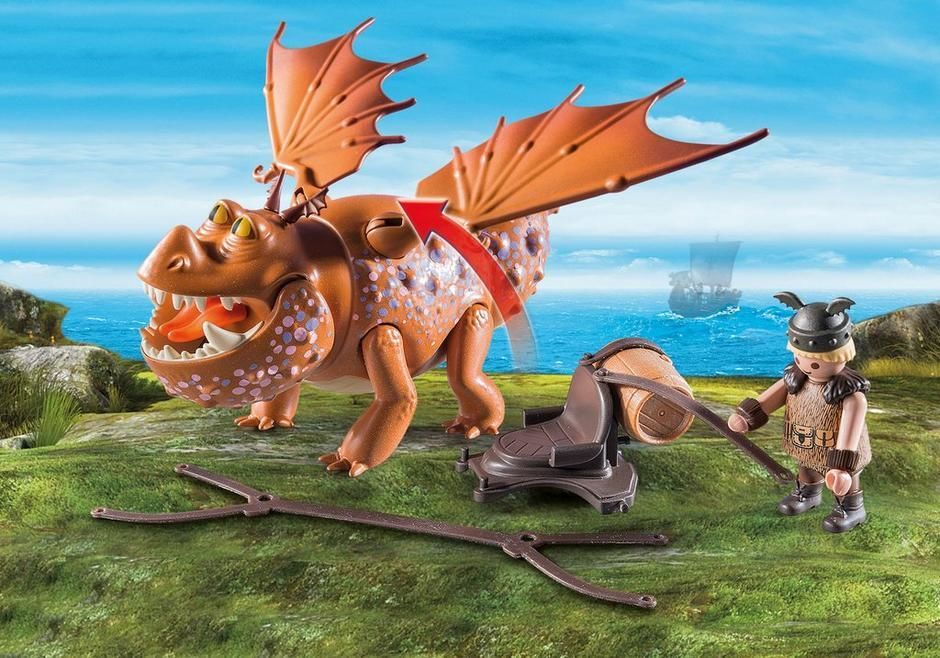 Playmobil Драконы: Рыбьенг и Сарделька  