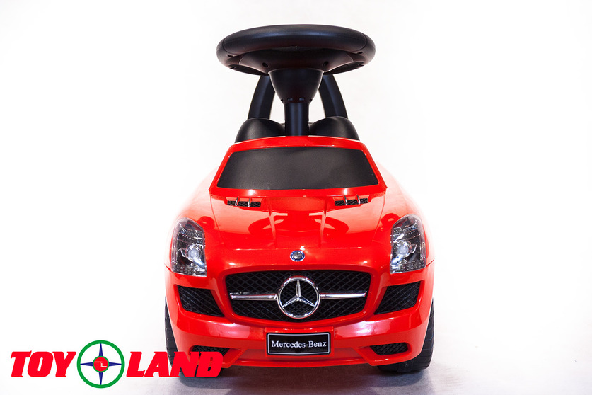 Машинка-каталка – Mercedes Benz SLS AMG, красный, звук  