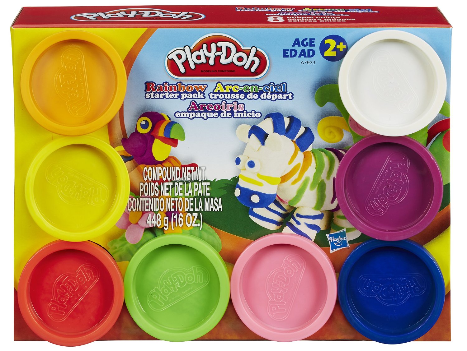 Набор пластилина Play-doh 8 банок, 2+ Набор пластилина Play-doh 8 банок, 2+Пластилин Play-Doh<br>Набор пластилина Play-doh 8 банок, 2+<br>