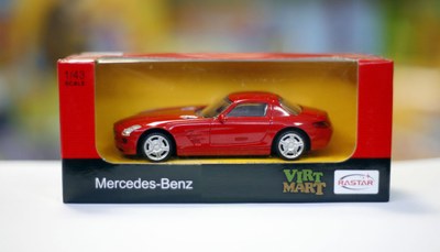 Металлическая машина Mercedes SLS, масштаб 1:43  