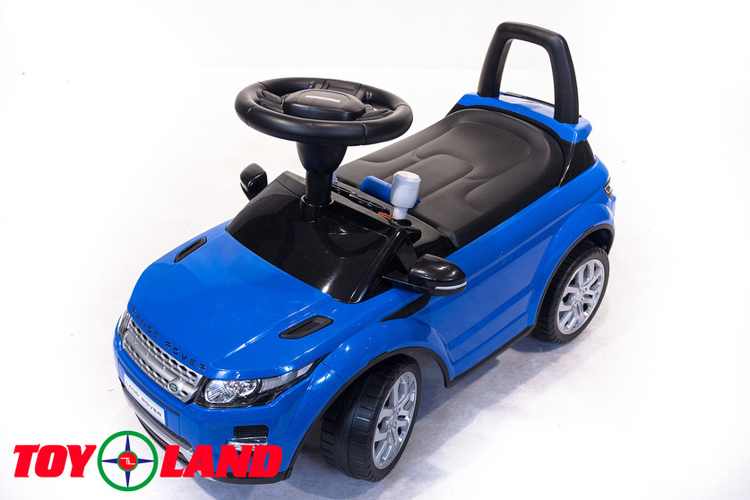 Машинка-каталка – Range Rover Evoque, синий, звук  