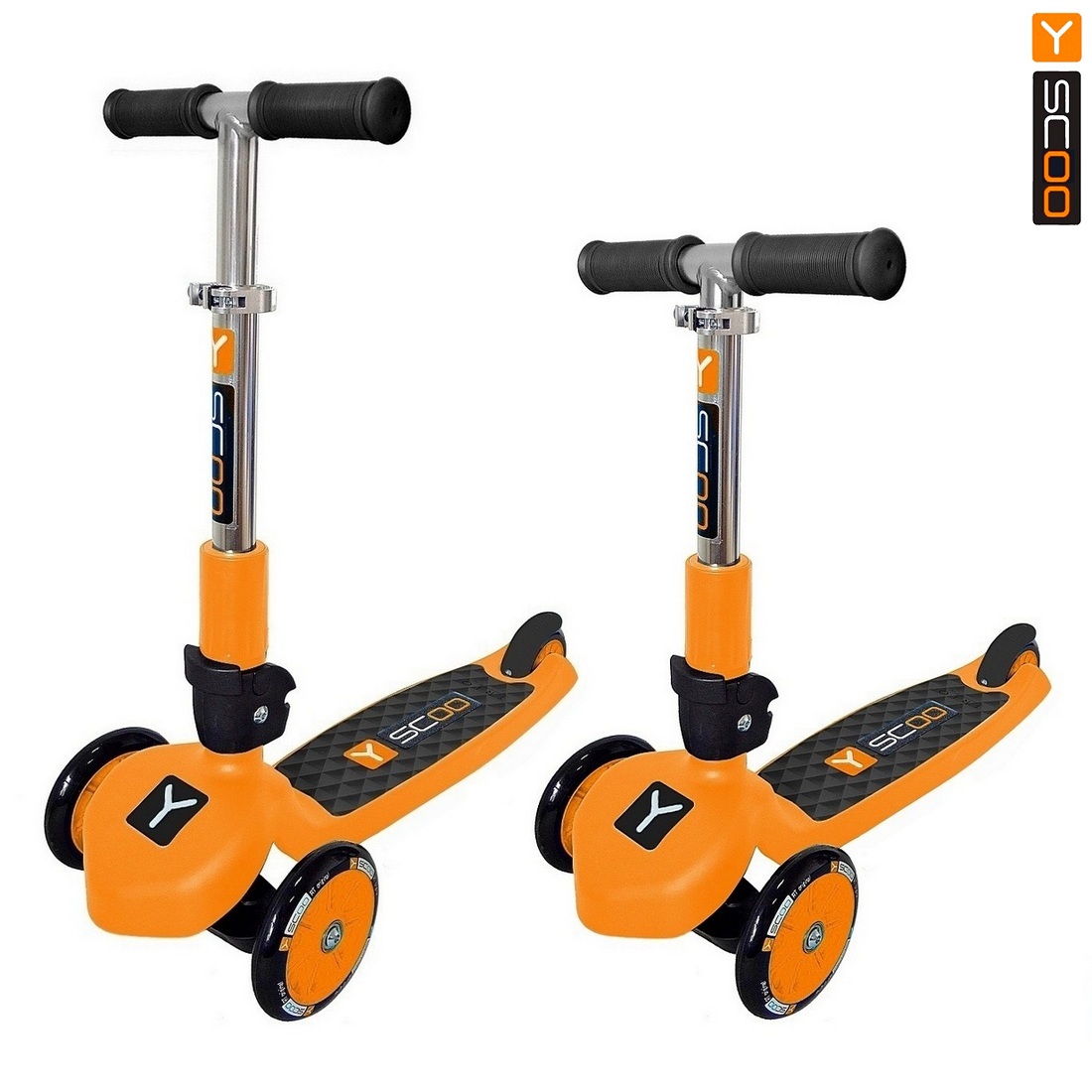 Самокат RT Trio 120 Neon orange Самокат RT Trio 120 Neon orangeТрехколесные самокаты<br>Самокат RT Trio 120 Neon orange<br>