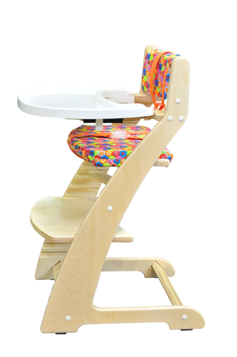 Растущий стул Praktikk, цвет - Берёза + комплект для кормления  