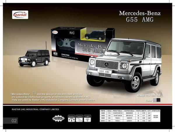 Радиоуправляемая машина Mercedes G55 AMG, масштаб 1:68