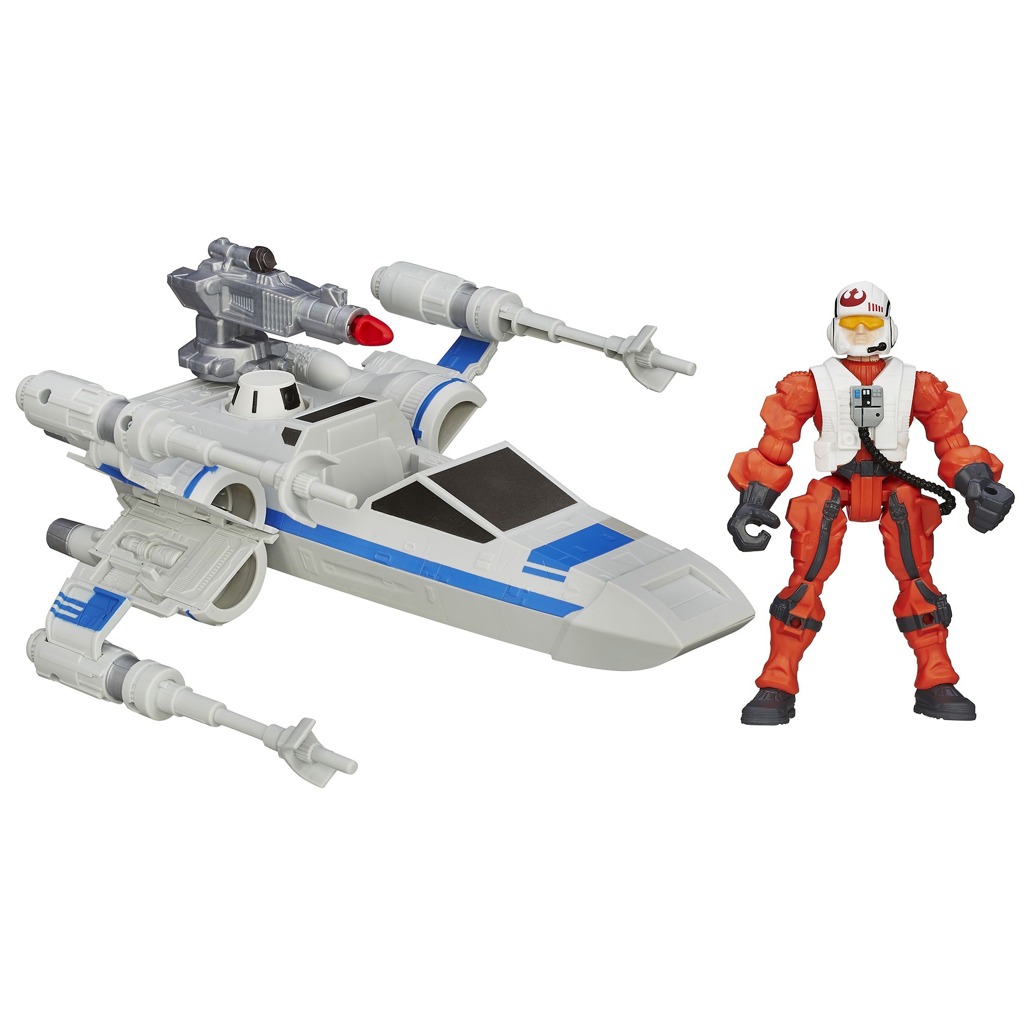 Игровой набор Star Wars - Истребитель с фигуркой пилота, 2 вида  