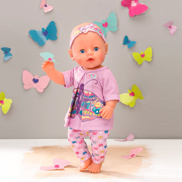 Удобная одежда для дома для куклы Baby Born, с вешалкой  