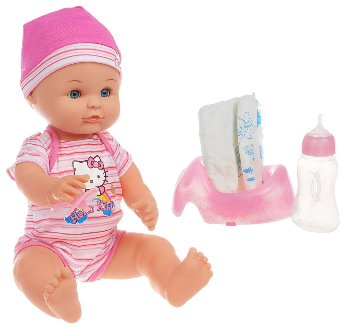 Интерактивный пупс Hello Kitty, 40 см, 3 функции
Интерактивный пупс Hello Kitty, 40 см, 3 функции