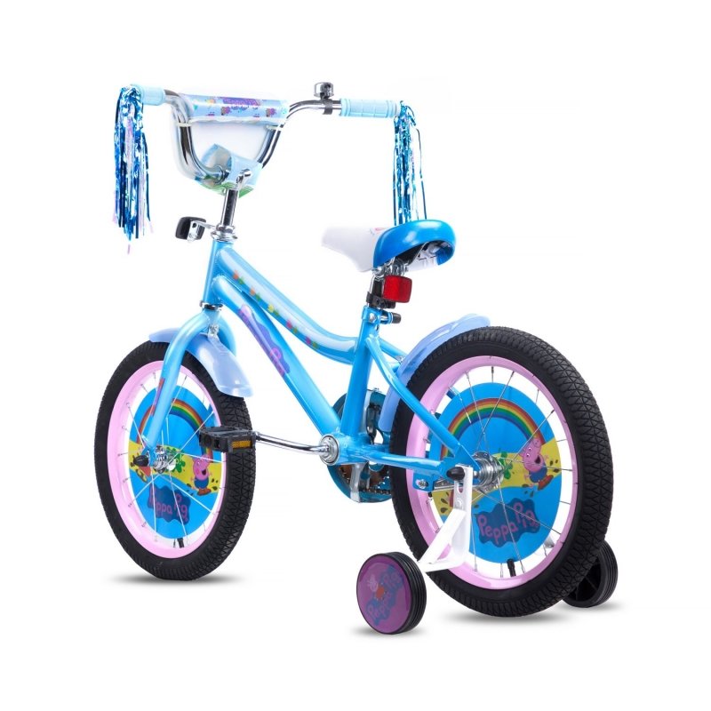 Детский велосипед Navigator Peppa Pig, колеса 16", стальная рама, стальные обода, ножной тормоз  