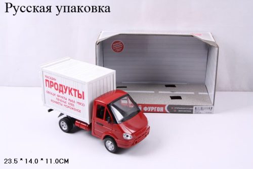 Инерционная машина Газель фургон Продукты со светом и звуком, открывается дверь, 24 см
Инерционная машина Газель фургон Продукты со светом и звуком, открывается дверь, 24 см