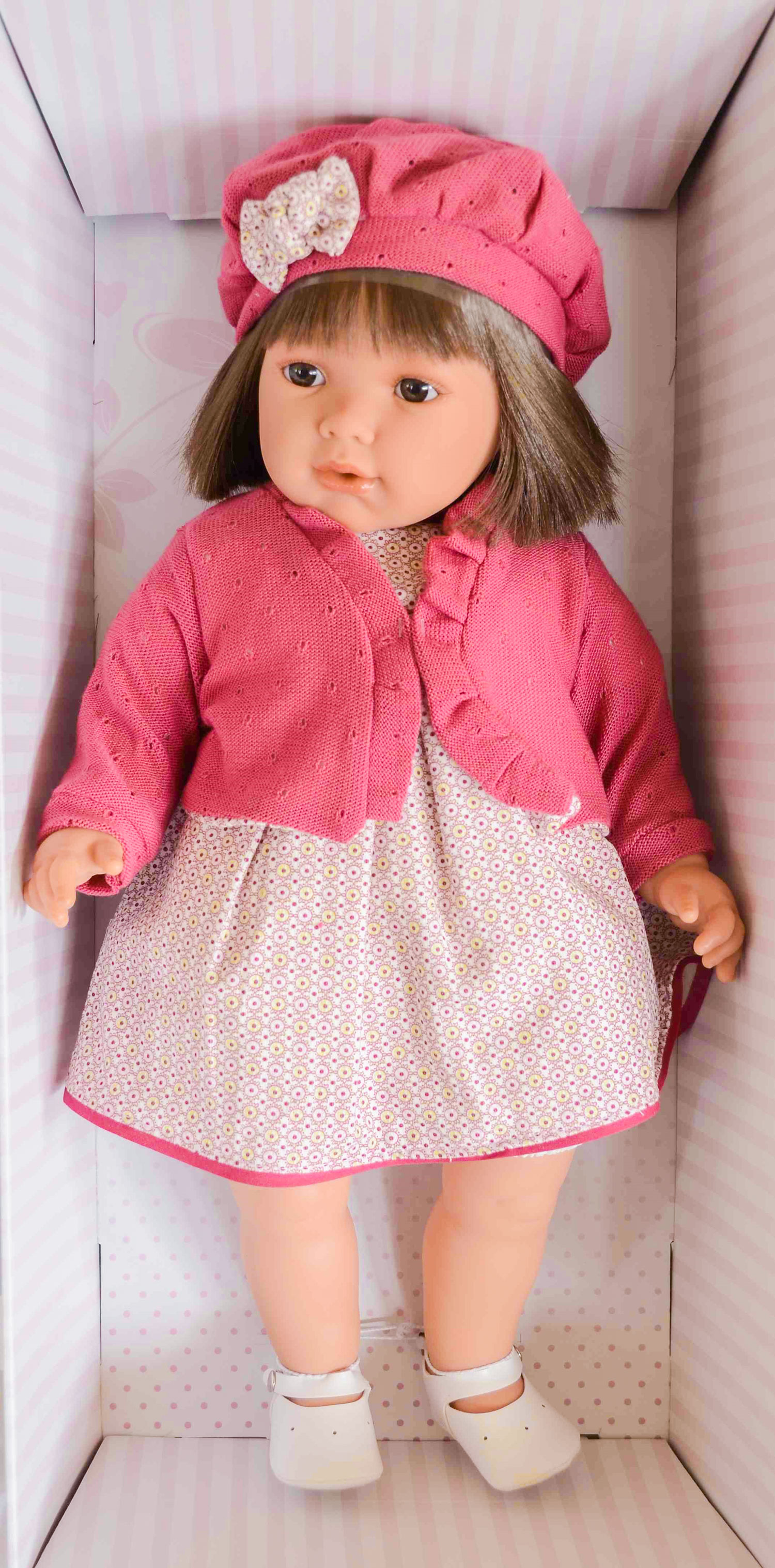 Кукла Аделина в красном, 55 см  