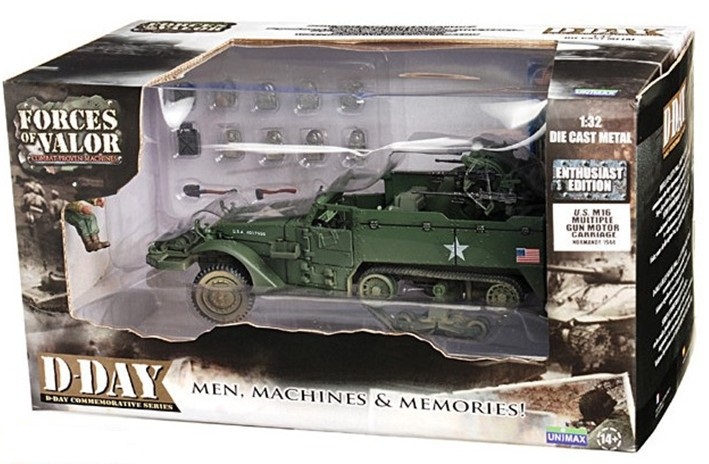 Коллекционная модель - Многоствольный самоходный пулемёт M16, США, 1:32