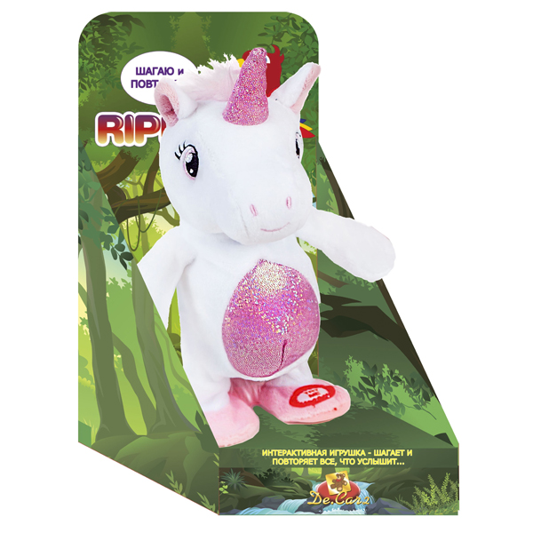 Интерактивная игрушка Ripetix - Единорог белый  