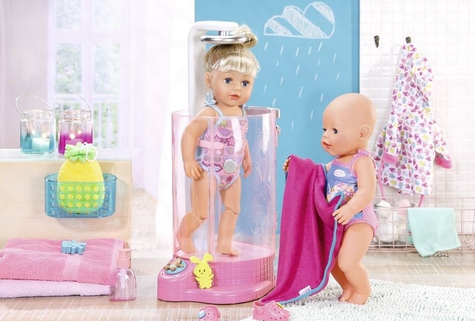 Душевая кабинка для кукол из серии Baby born, дисплей  