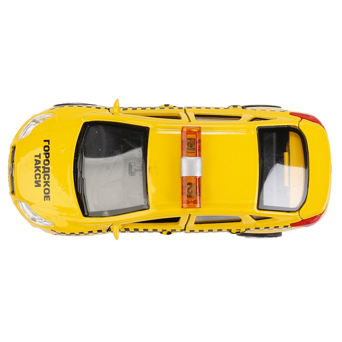 Машина металлическая инерционная – Форд Фокус Такси, 12 см, открываются двери и багажник  