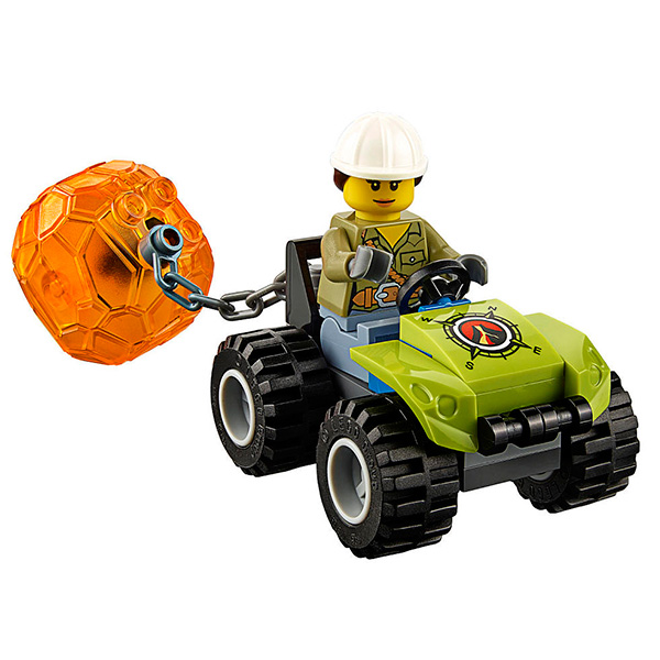 Lego City. Вездеход исследователей вулканов