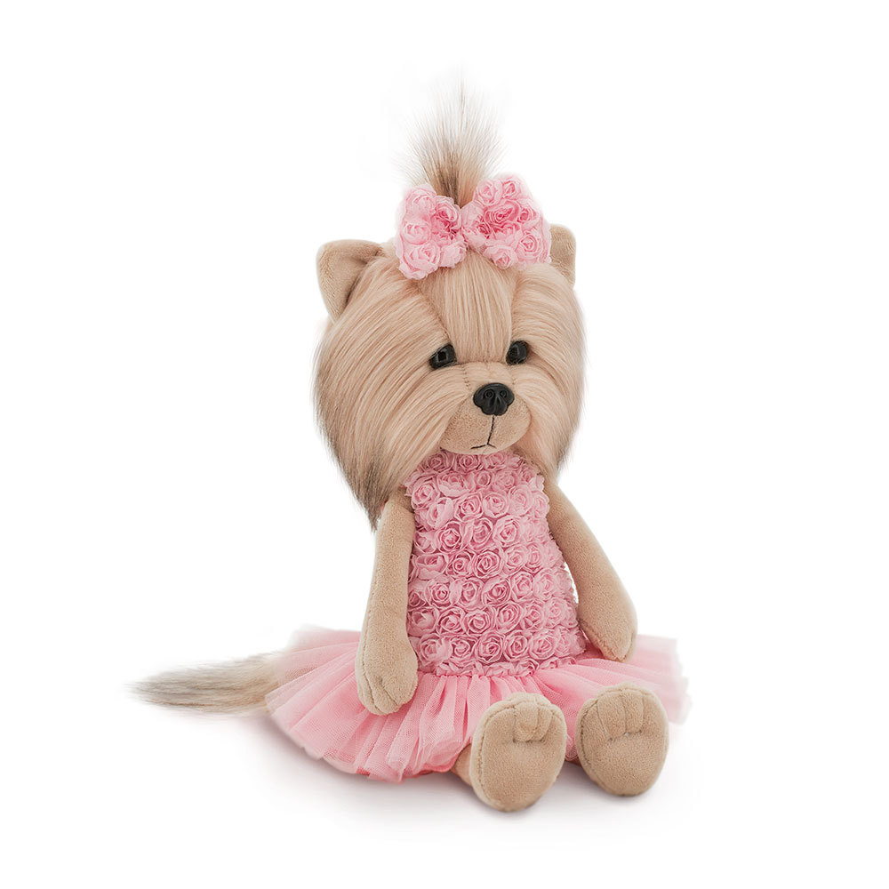 Мягкая игрушка - Собачка Lucky Yoyo: Розовый микс из серии Lucky Doggy  