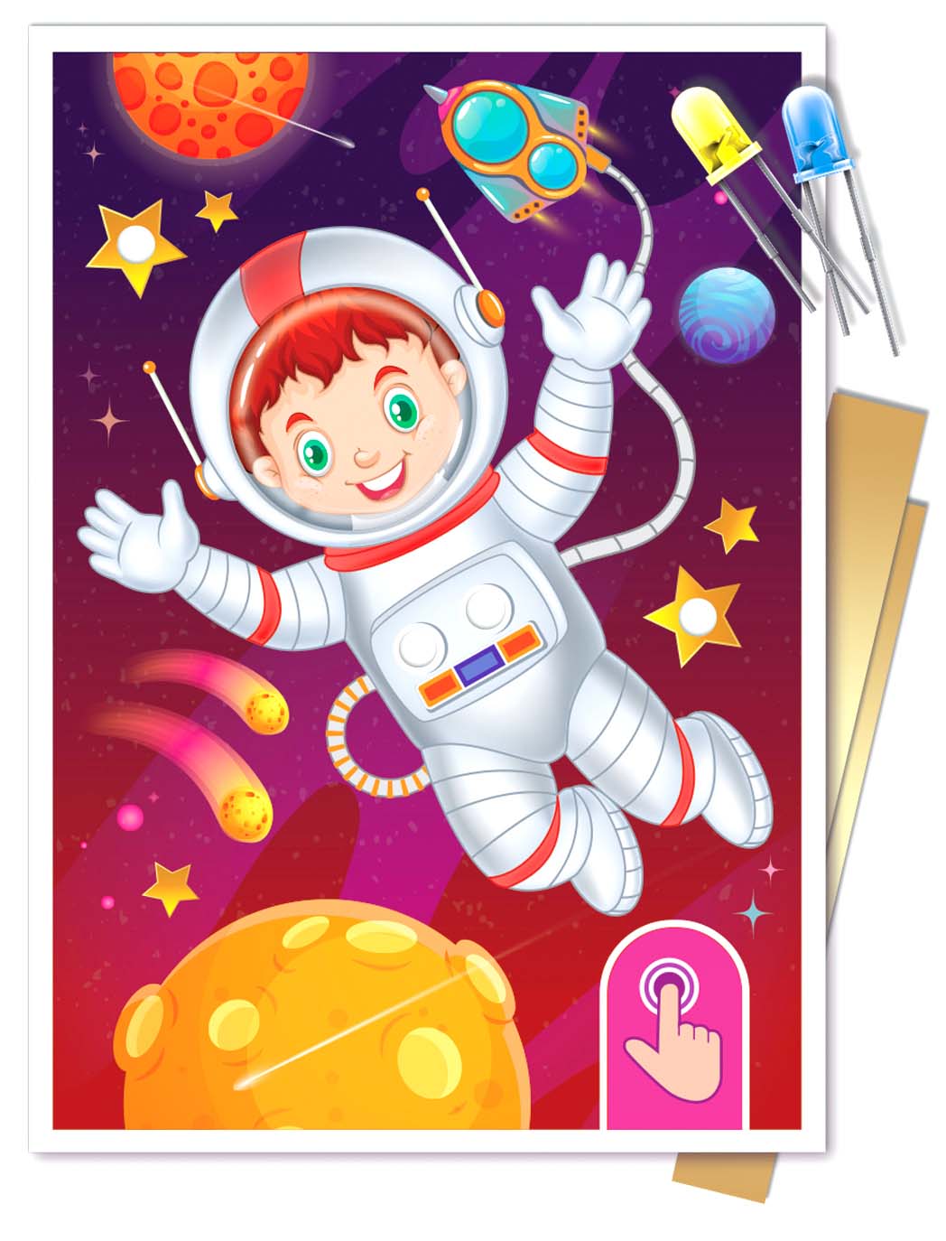 Набор для опытов Звездная история - Космонавт  