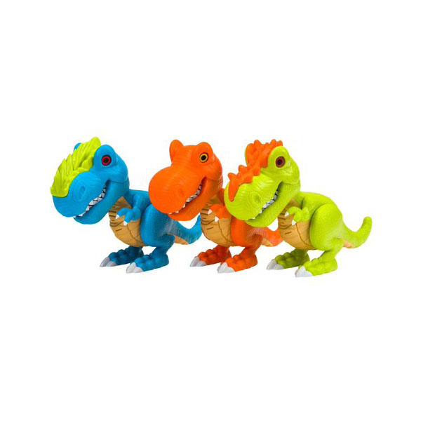 Игрушка Junior Megasaur - Динозавр, оранжевый, свет, звук, движение  
