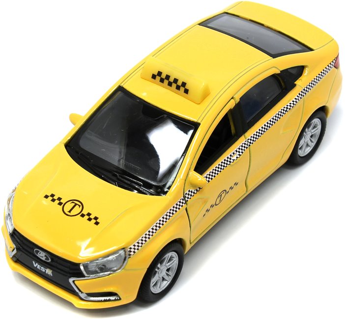 Модель машины Lada Vesta такси, 1:34-39  