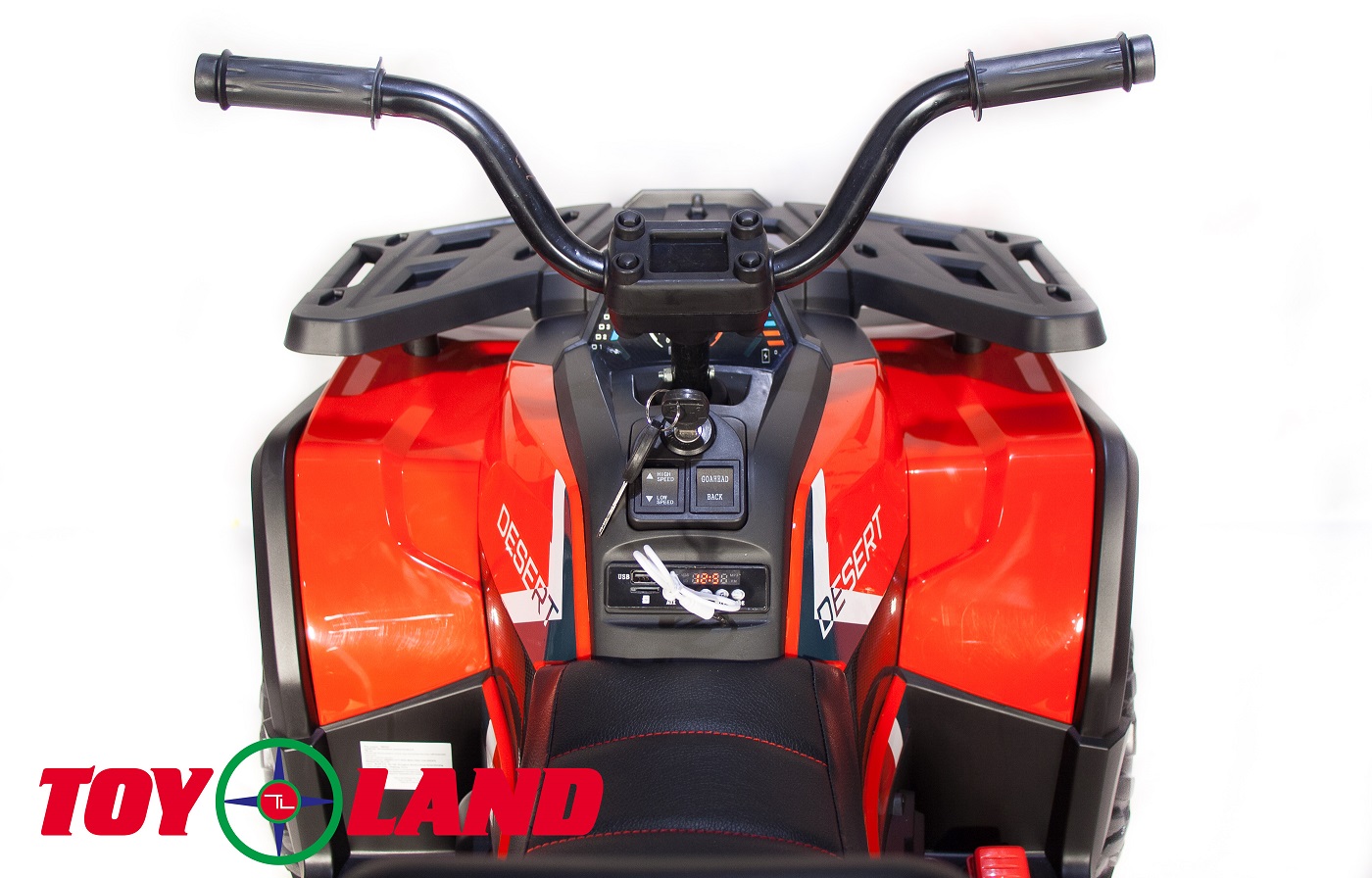 Детский электроквадроцикл Qwatro 4х4 ToyLand XMX607 красного цвета 