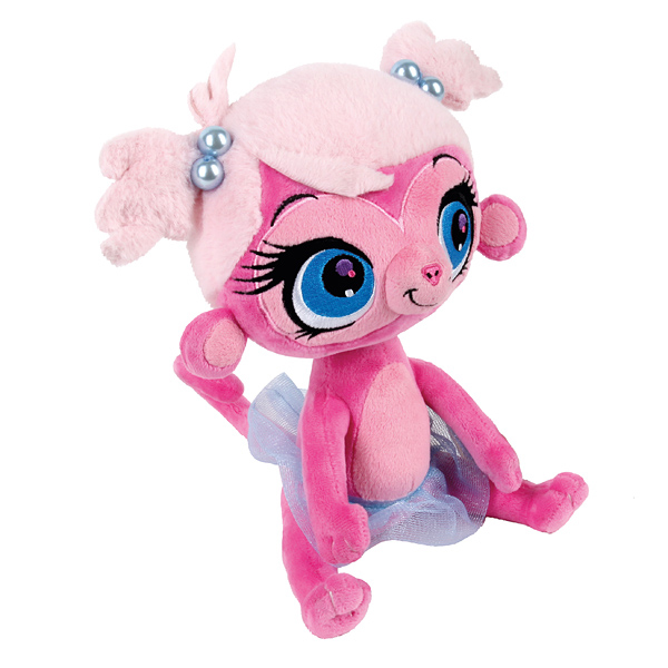Мягкая игрушка Обезьянка из мультфильма «Littlest Pet Shop», озвученная с русским чипом Мягкая игрушка Обезьянка из мультфильма «Littlest Pet Shop», озвученная с русским чипомLittlest Pet Shop – Маленький зоомагазин<br>Мягкая игрушка Обезьянка из мультфильма «Littlest Pet Shop», озвученная с русским чипом<br>