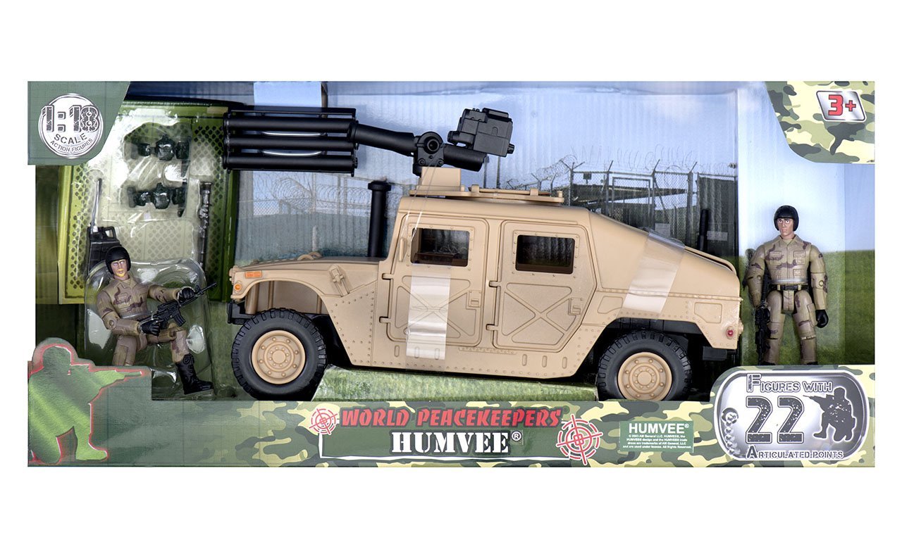 Игровой набор - WP. Humvee, масштаб 1:18, 2 фигурки, 4 вида  