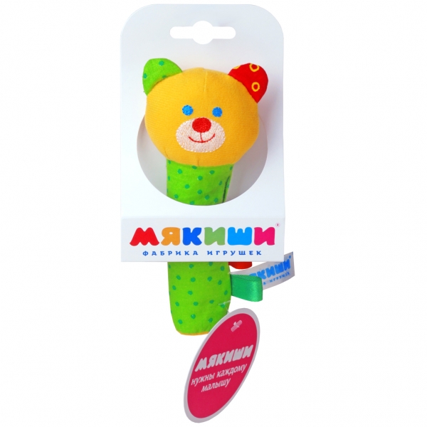 Игрушка «Мишка» из серии Шумякиши Игрушка «Мишка» из серии ШумякишиДетские погремушки и подвесные игрушки на кроватку<br>Игрушка «Мишка» из серии Шумякиши<br>