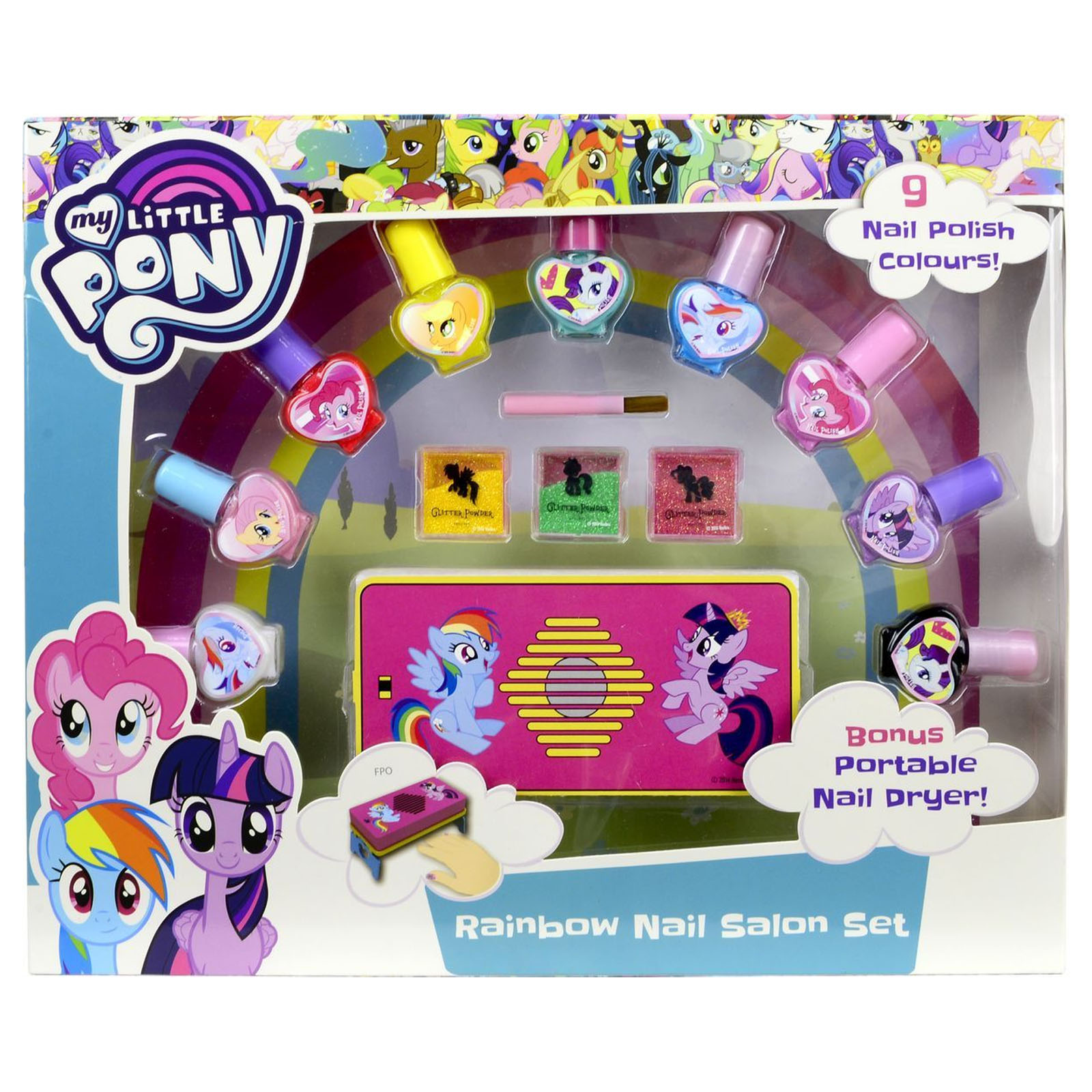 Игровой набор детской декоративной косметики для ногтей из серии My Little Pony Игровой набор детской декоративной косметики для ногтей из серии My Little PonyДетская косметика Markwins<br>Игровой набор детской декоративной косметики для ногтей из серии My Little Pony<br>
