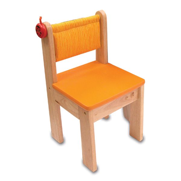 Деревянный стульчик I'm Toy, оранжевый  