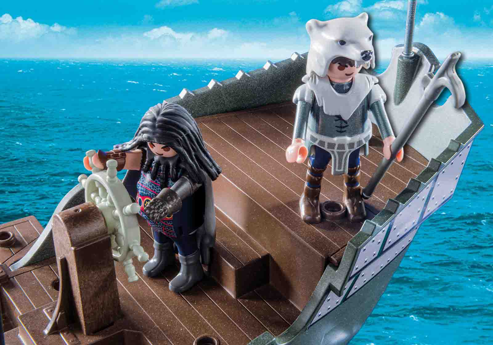 Playmobil Драконы: Драконий корабль викингов  