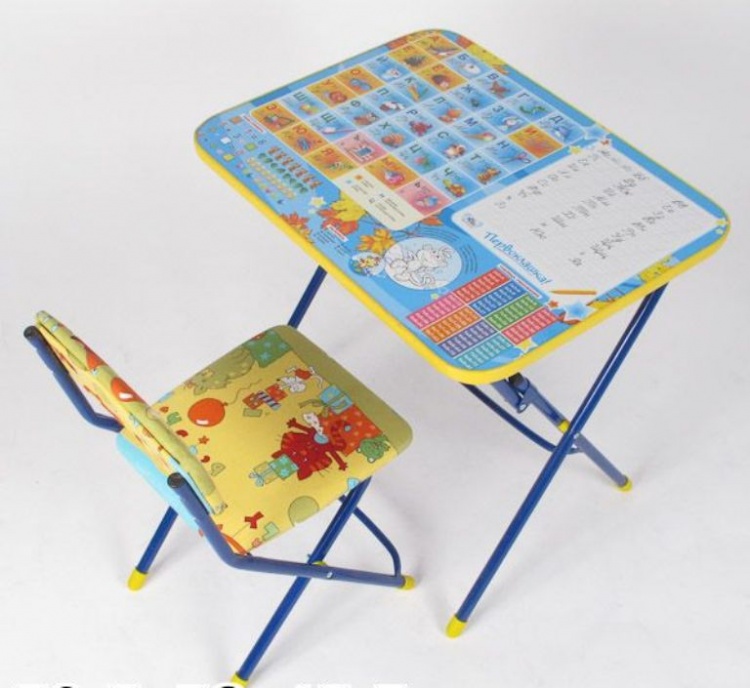 Набор детской мебели – Первоклашка - Осень, цвет синий  