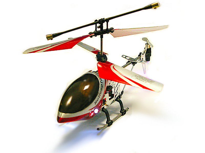 Радиоуправляемый вертолет ИК с гироскопом, красный