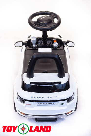 Машинка-каталка – Range Rover Evoque, белый, звук  