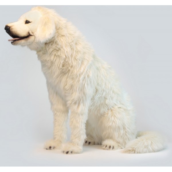 Мягкая игрушка - Пиренейская горная собака, сидящая, 155 см  