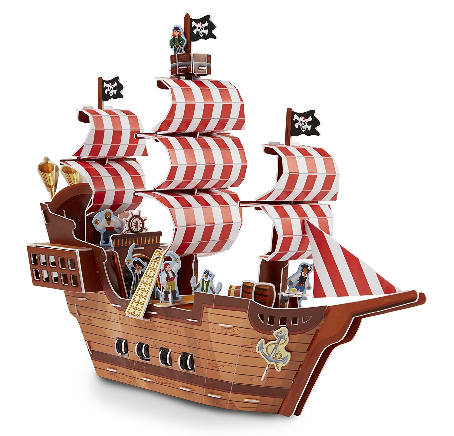 3D Пазл - Пиратский корабль 3D Пазл - Пиратский корабльПазлы объёмные 3D<br>3D Пазл - Пиратский корабль<br>