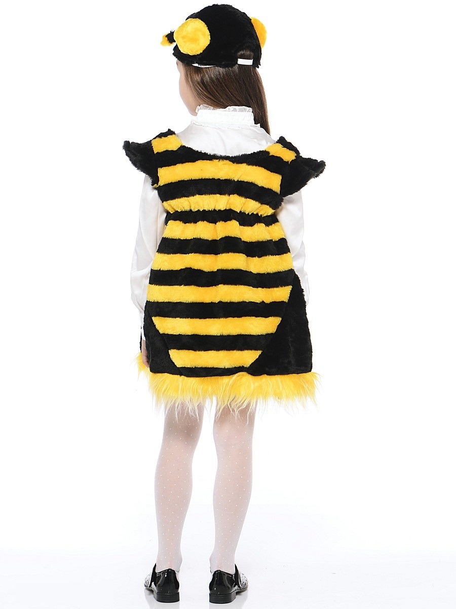 Костюм карнавальный детский - Пчелка из меха, размер 28  
