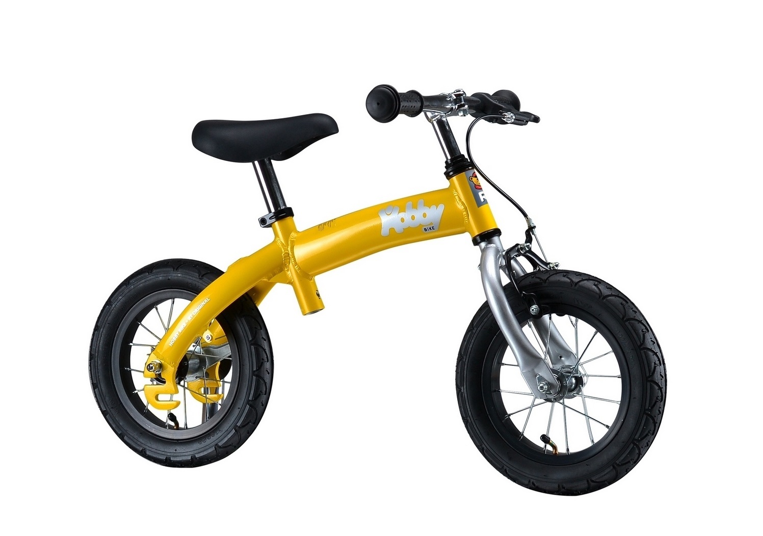 Детский велобалансир-велосипед Hobby-bike RT original yellow aluminium, 4477RT 