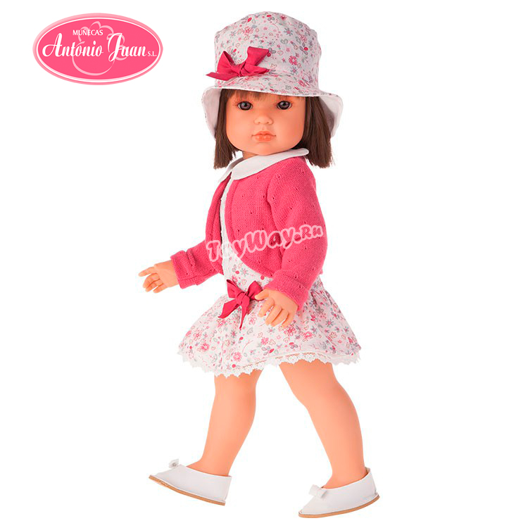 Кукла Rosa в шляпке, 45 см. Кукла Rosa в шляпке, 45 см.Куклы Антонио Хуан (Antonio Juan Munecas)<br>Кукла Rosa в шляпке, 45 см.<br>