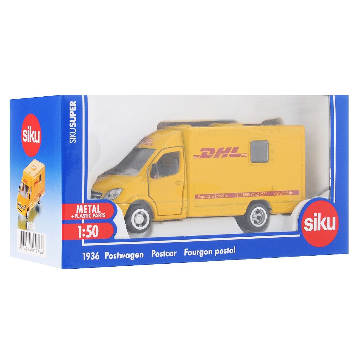Игрушечная модель - Почтовая машина DHL, 1:50  