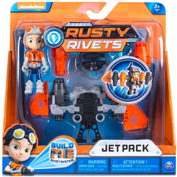 Строительный набор с фигуркой героя Rusty Rivets - Jetpack  