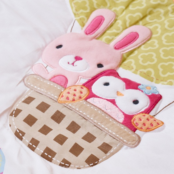 Набор постельного белья для новорожденных Jolly Balloon, 7 предметов  