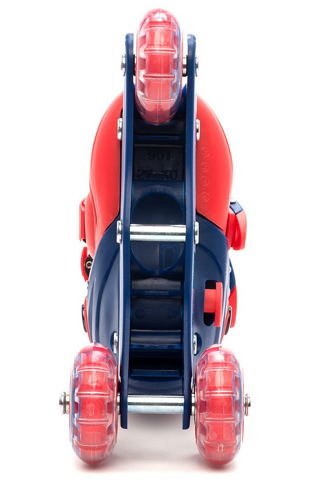 Ролики раздвижные Marvel «Spider-Man» с мягким ботинком, размер 26-29 sim) 