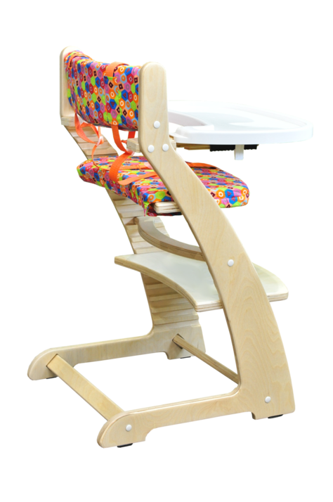 Растущий стул Praktikk, цвет - Берёза + комплект для кормления  