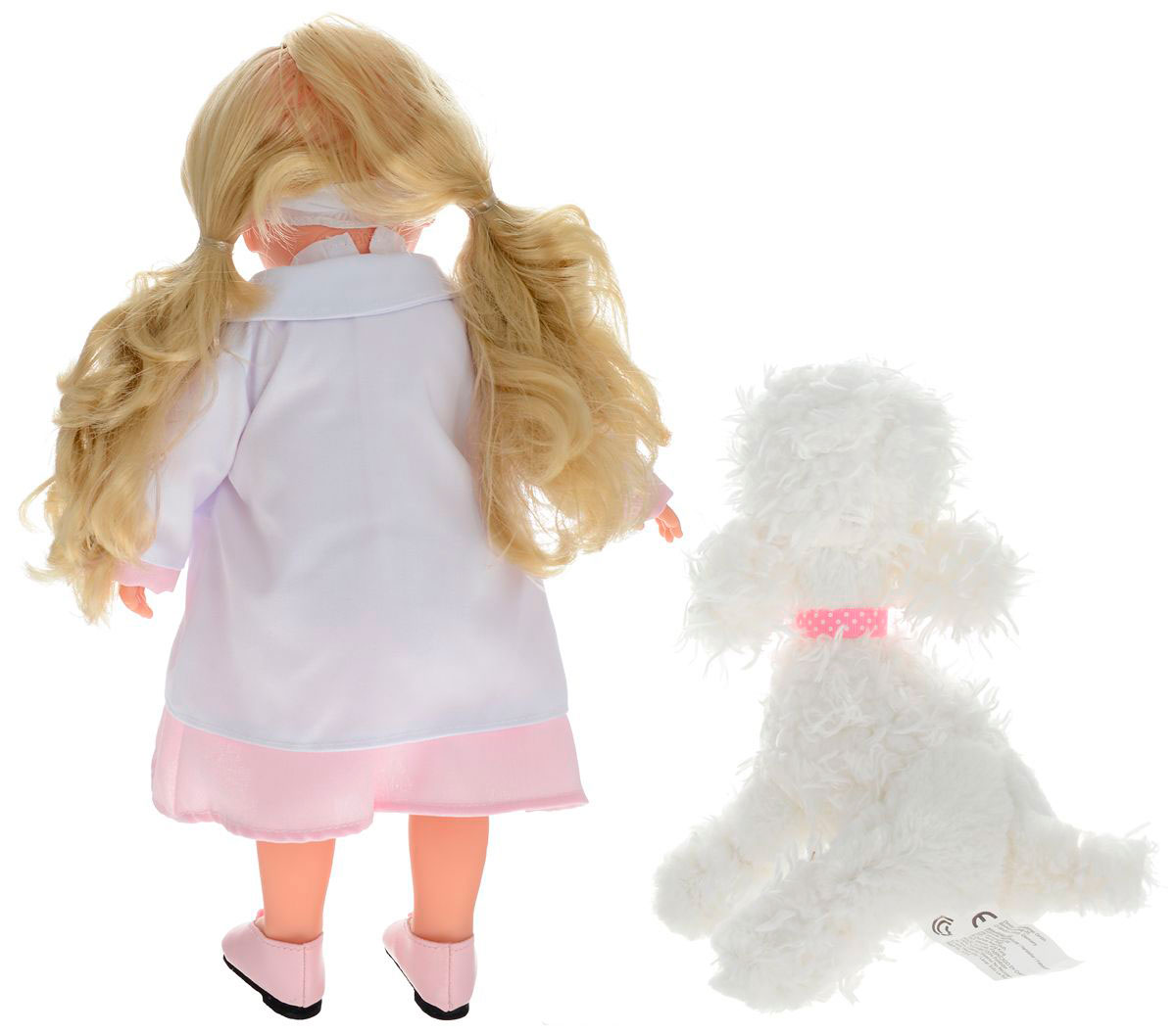 Кукла интерактивная Bambolina - Доктор Молли, 40 см со стетоскопом и собачкой   