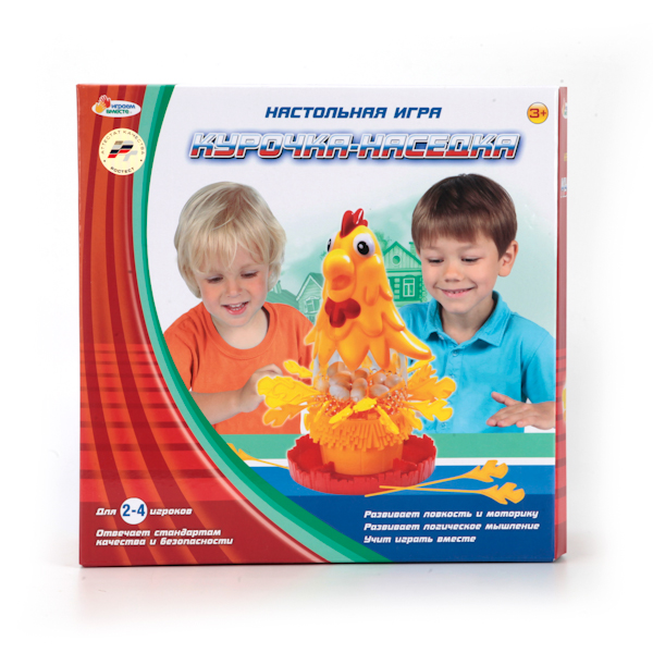 Настольная игра Курочка-наседка Настольная игра Курочка-наседкаРазвивающие<br>Настольная игра Курочка-наседка<br>