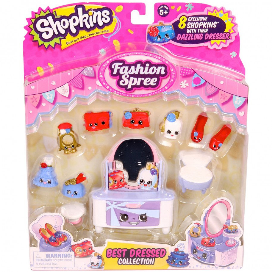 Набор Shopkins «Модные тренды» Best Dressed 8 фигурок  