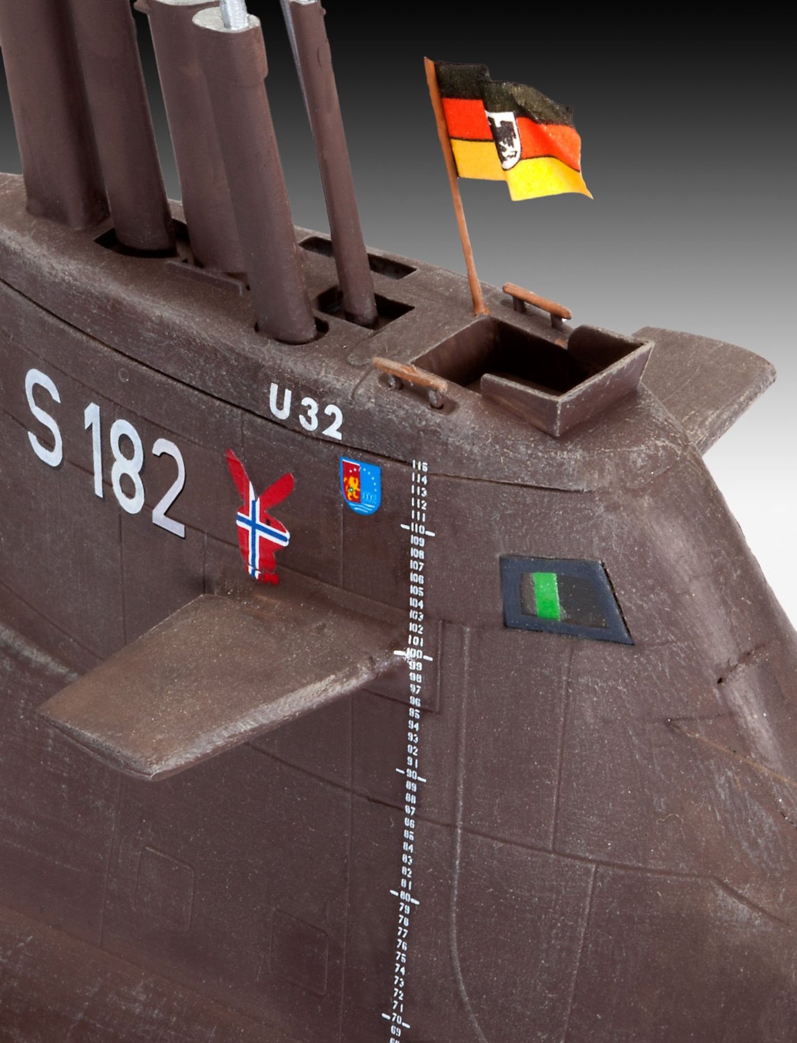 Сборная модель - Новейшая немецкая подводная лодка класса U212A  