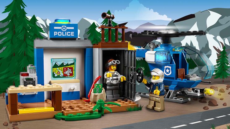 Конструктор Lego Juniors - Погоня горной полиции  