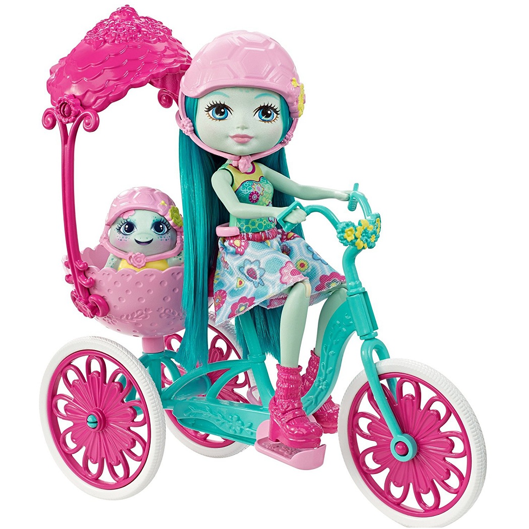 Mattel Enchantimals - Кукла со зверюшкой и транспортным средством  