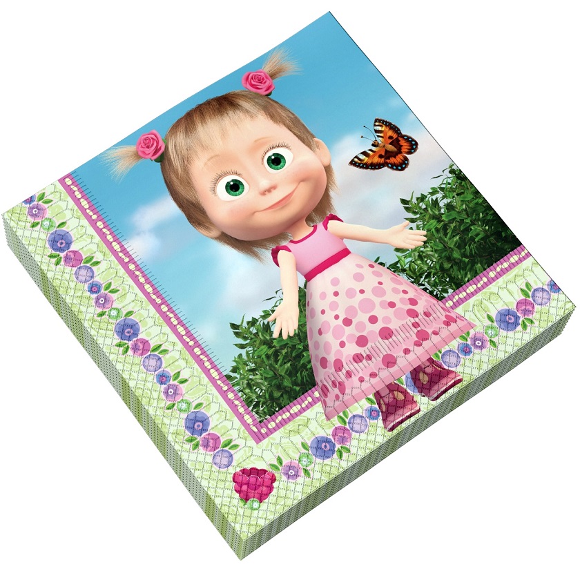 Набор салфеток - Ягодное лето из серии Маша и Медведь, 12 шт., размер 33 х 33 см.
Набор салфеток - Ягодное лето из серии Маша и Медведь, 12 шт., размер 33 х 33 см.